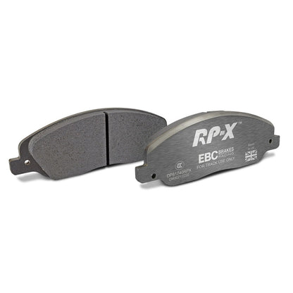 EBC Racing 10-14 Ford Mustang (5th Gen) 3.7L RP-X Front Brake Pads