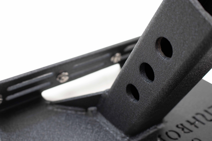 Fishbone Offroad 2In Receiver Hitch Mounted Step - Black Powdercoat Steel