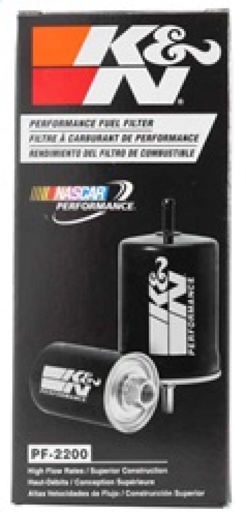K&N Engineering K&N Cellulose Media Fuel Filter 3in OD x 5.625in L