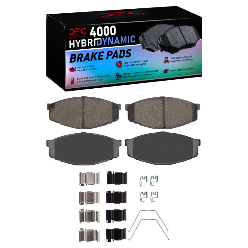 DFC 81-95 Toyota Cressida Front 4000 HybriDynamic Brake Pads and Hardware Kit