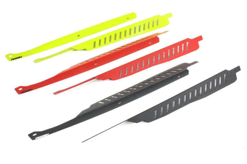 Perrin Performance PERRIN 08-14 Subaru WRX/STI / 08-11 Impreza Fender Shroud Set - Neon Yellow