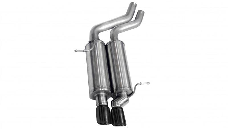 CORSA Performance Corsa 2001-2006 BMW 325i/ci Convertible E46 Black Sport Axle-Back Exhaust