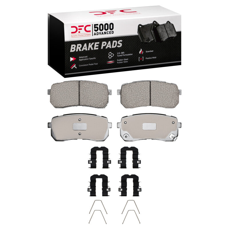 DFC 15-21 Kia Sedona Rear 5000 Advanced Ceramic Brake Pads and Hardware Kit