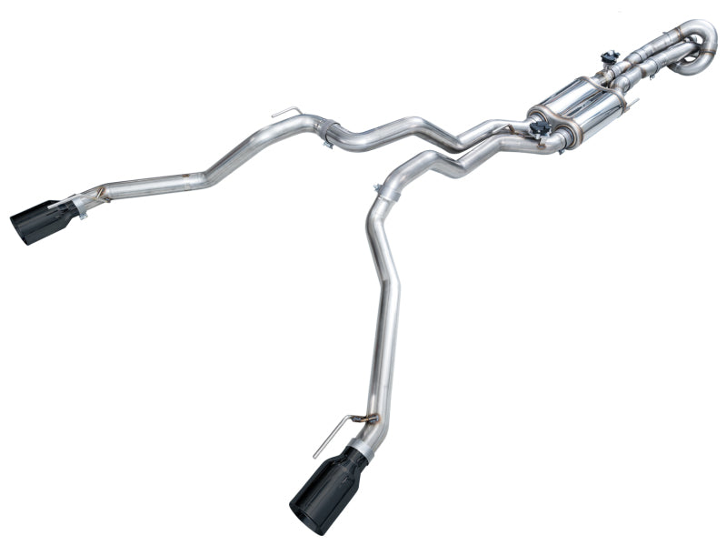 AWE Tuning AWE 2024+ Ford Ranger Raptor 3.0L Switchpath Cat-Back Exhaust - Diamond Black Tips