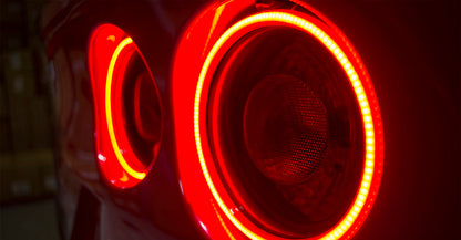 ORACLE Lighting Oracle Chevy Corvette C6 05-13 LED Waterproof Afterburner Kit - Red