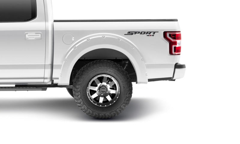 Bushwacker 18-19 Ford F-150 Pocket Style Flares 4 pc - Oxford White