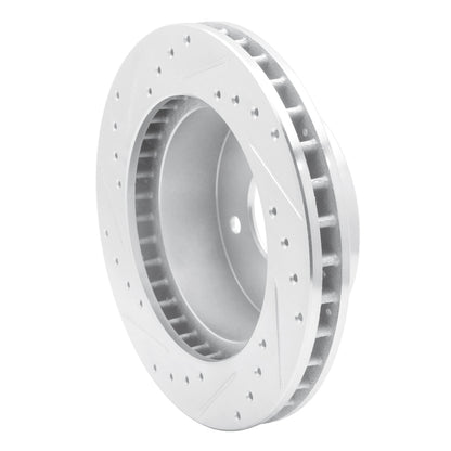 R1 Concepts R1 90-02 Chevrolet ASTRO Front Right Drilled & Slotted Silver Brake Rotor