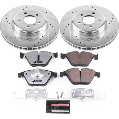 PowerStop Power Stop 14-16 BMW 535d Front Z26 Street Warrior Brake Kit