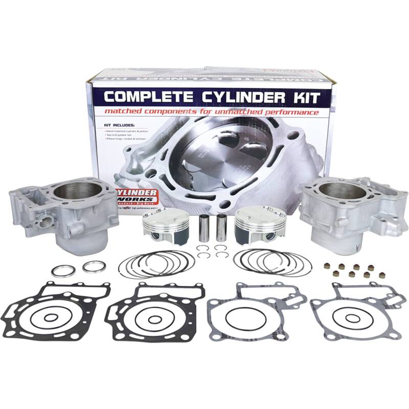 Cylinder Works Cyl Works 15-21 Kawasaki KVF 750 Brute Force 4x4i 750cc STD Bore High Comp Cyl Kit 12.1:1 Comp