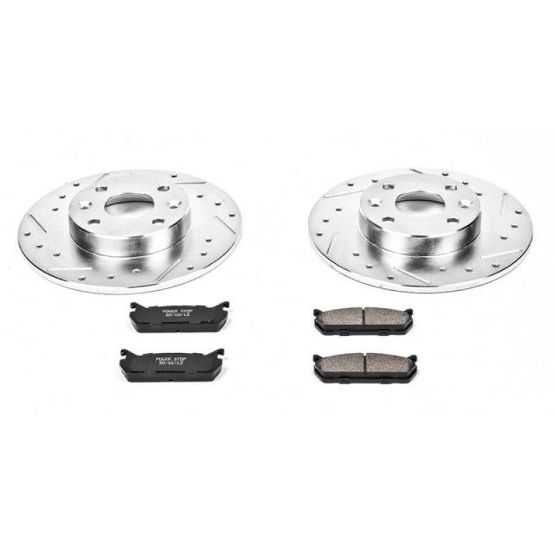 PowerStop Power Stop 91-96 Ford Escort Rear Z23 Evolution Sport Brake Kit