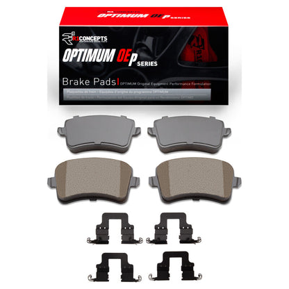 R1 Concepts R1 12-17 Audi A4 Quattro Rear Optimum OE Pads & Hardware Kit