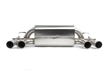 Dinan 19-21 BMW M2 Competition (F87) Free Flow Axleback Exhaust System w/X-Pipe - Black Tips