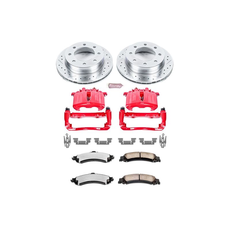 PowerStop Power Stop 2005 Chevrolet Silverado 1500 HD Rear Z36 Truck & Tow Brake Kit w/Calipers
