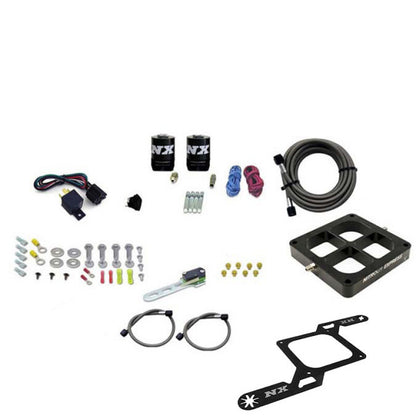 Nitrous Express Dominator Single Entry Billet Crossbar RNC Nitrous Kit (250-750HP) w/o Bottle