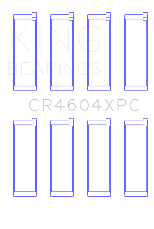 King Engine Bearings Ford 2.3L Duratec Mazda L3-VDT MZR Turbo Connecting Rod Bearing Set