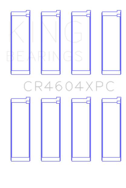 King Engine Bearings King Ford 2.3L Duratec Mazda L3-VDT MZR Turbo (Size 0.25) pMaxKote Coated Connecting Rod Bearing Set