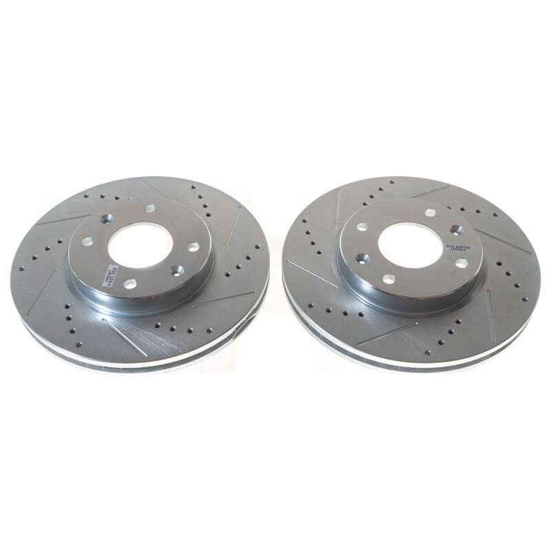 PowerStop Power Stop 03-05 Hyundai Sonata Front Evolution Drilled & Slotted Rotor - Pair