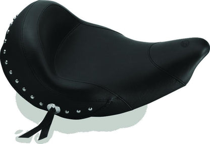 Mustang Motorcycle Mustang 14-21 Indian Chieftain, Chief, Dark Horse, Vintage Standard Tour Solo Seat w/Studs - Black