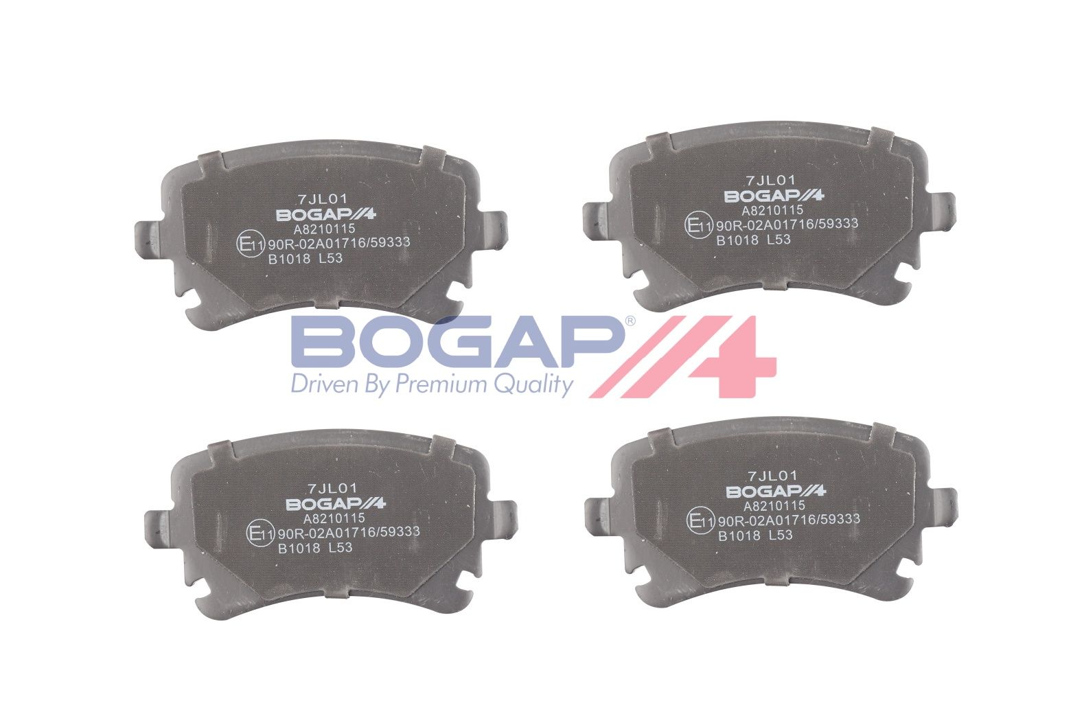 BOGAP A8210115 Brake Pad Set, Disc Brake | ML Performance Car Parts