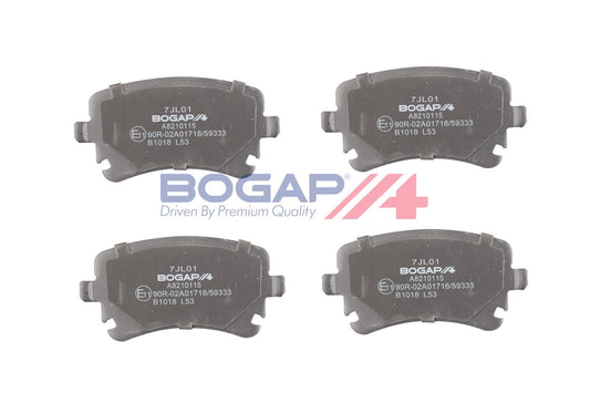 BOGAP A8210115 Brake Pad Set, Disc Brake | ML Performance Car Parts