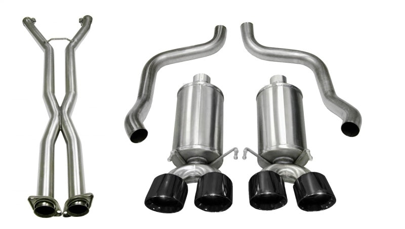 CORSA Performance Corsa 09-13 Chevy Corvette 6.2L V8 2.5in Sport Cat-Back Dual Rear Exit w/Twin 4.0in Pol Pro-Ser Tips