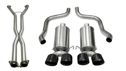 CORSA Performance Corsa 09-13 Chevy Corvette 6.2L V8 2.5in Sport Cat-Back Dual Rear Exit w/Twin 4.0in Pol Pro-Ser Tips