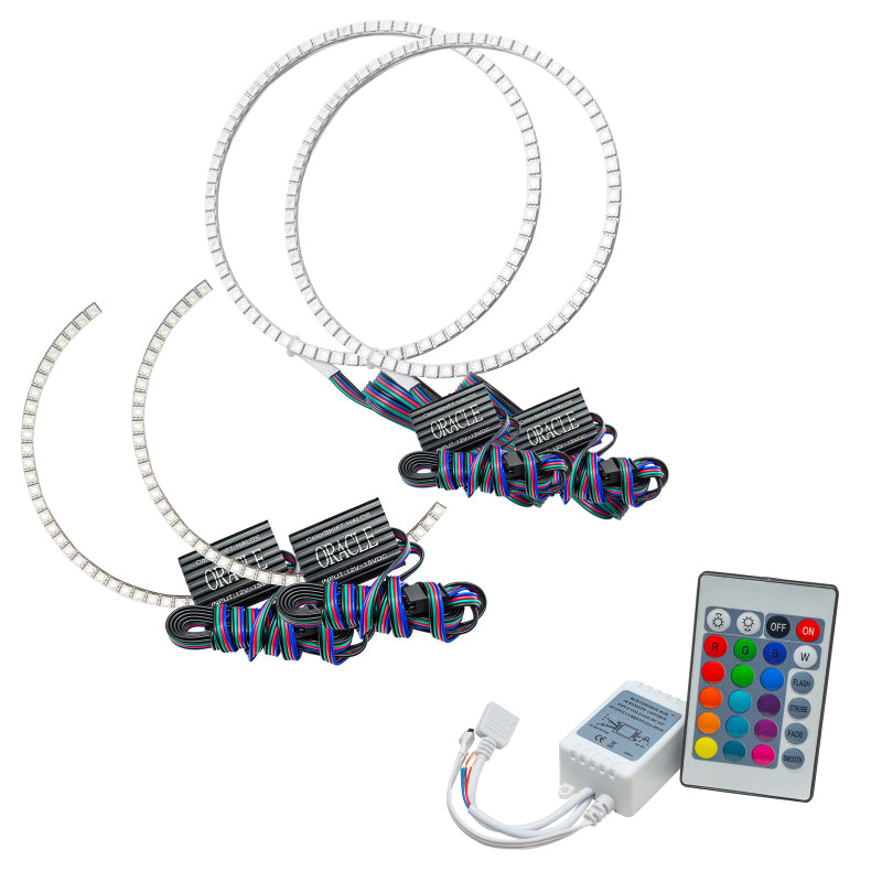 ORACLE Lighting Oracle Toyota Tundra 14-17 Dual Halo Kit - ColorSHIFT w/ Simple Controller