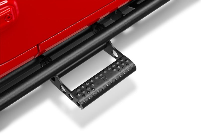 N-Fab RKR Step System 07-17 Jeep Wrangler JK 2 Door All - Tex. Black - 1.75in