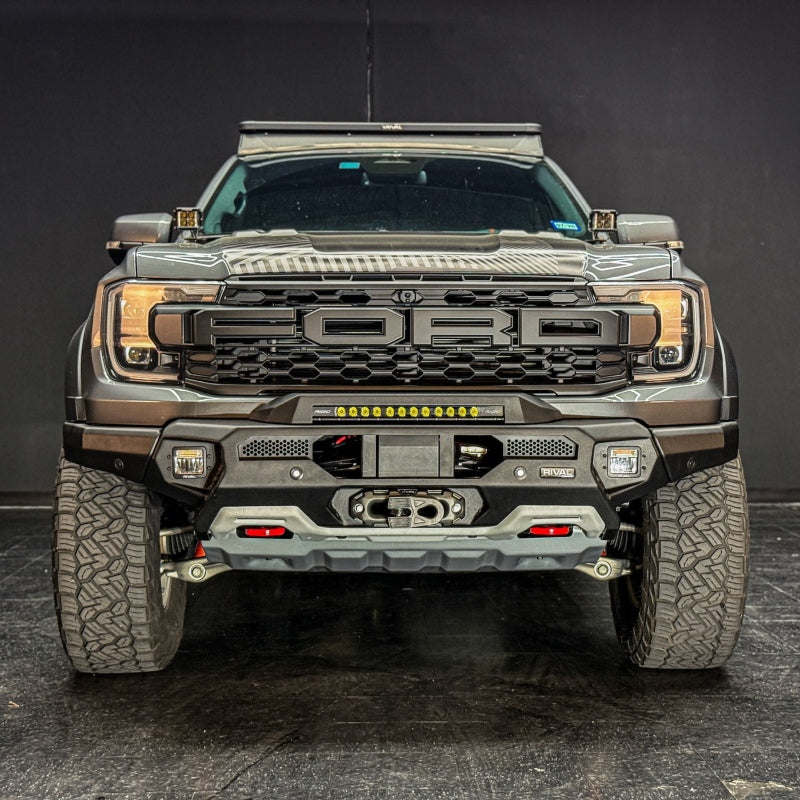 Rival 4x4 RIVAL 24-26 Ford Ranger Raptor Front Aluminum Bumper w/Winch Mount and Recovery Points