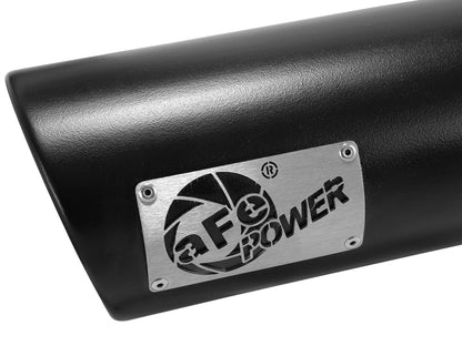 aFe MACH Force-Xp Universal Exhaust Tip 4 IN Inlet x 5 IN Outlet x 12 IN L- Black Tip