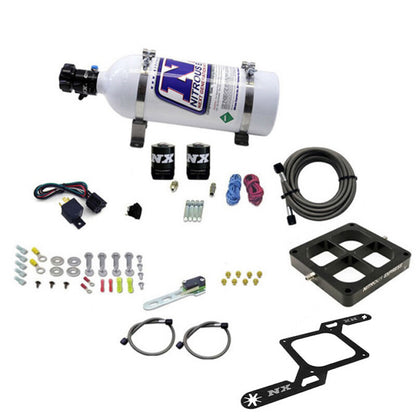 Nitrous Express Dominator Single Entry Crossbar Pro-Power Nitrous Kit (100-500HP) w/5lb Bottle