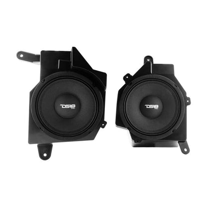 DS18 Jeep JL/JLU/JT Dash Enclosure w/ 2x 6.5in Speakers Left + Right 2x 6JP300N-4 150 Watts RMS
