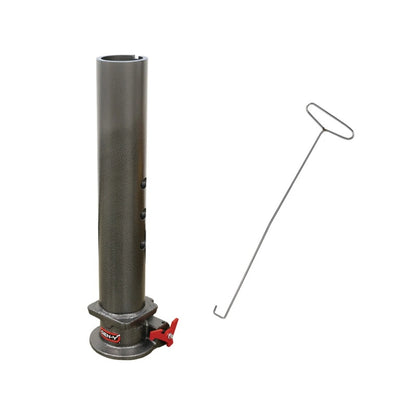 GEN-Y Hitch Gen-Y Viking 4in Round Tube Gooseneck Static Hitch w/SnapLatch 2-5/16in Coupler 8.5K TW 30K