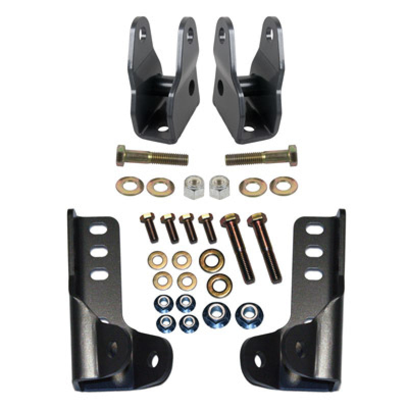 Synergy Mfg Synergy 07-18 Jeep Wrangler JK/JKU Front Lower Shock Extension Brackets