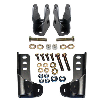 Synergy Mfg Synergy 07-18 Jeep Wrangler JK/JKU Front Lower Shock Extension Brackets