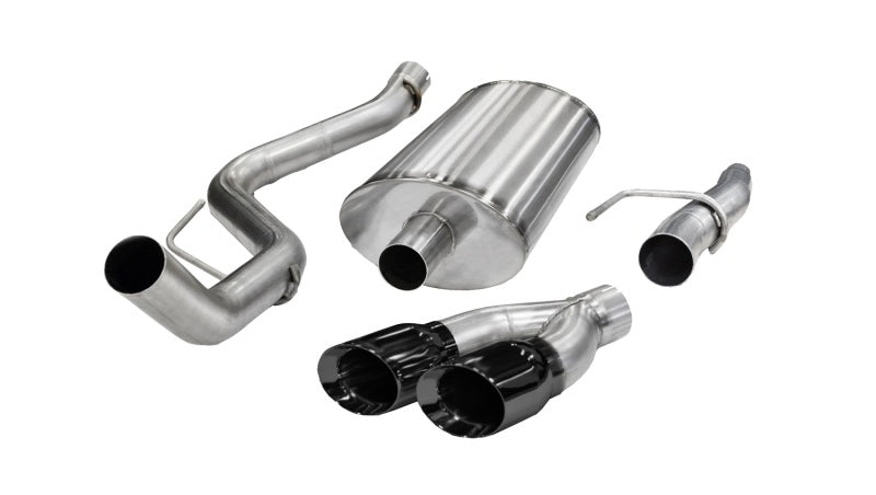 CORSA Performance Corsa 2011-2014 Ford F-150 5.0L V8 Black Sport Cat-Back Exhaust