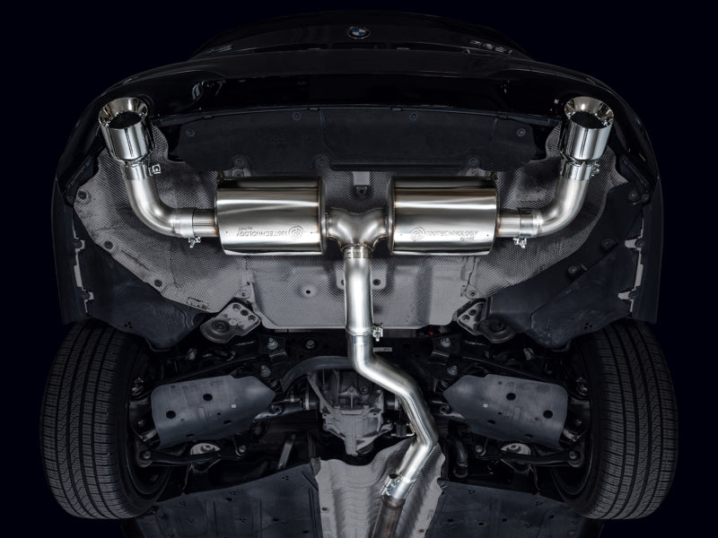 AWE Tuning 19-23 BMW 330i / 21-23 BMW 430i Base G2X Touring Axle-Back Exhaust - Chrome Silver