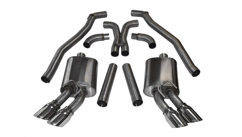 CORSA Performance Corsa 2012-2015 Chevrolet Camaro Coupe ZL1 6.2L V8 Polished Sport Cat-Back + XO Exhaust
