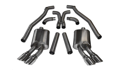 CORSA Performance Corsa 2012-2015 Chevrolet Camaro Coupe ZL1 6.2L V8 Polished Sport Cat-Back + XO Exhaust