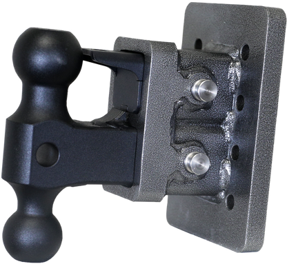 GEN-Y Hitch Gen-Y Mega Duty 2in Bolt-On 2.5in Drop 2K TW 16K Hitch w/GH-051 Dual-Ball/GH-032 Pintle Lock