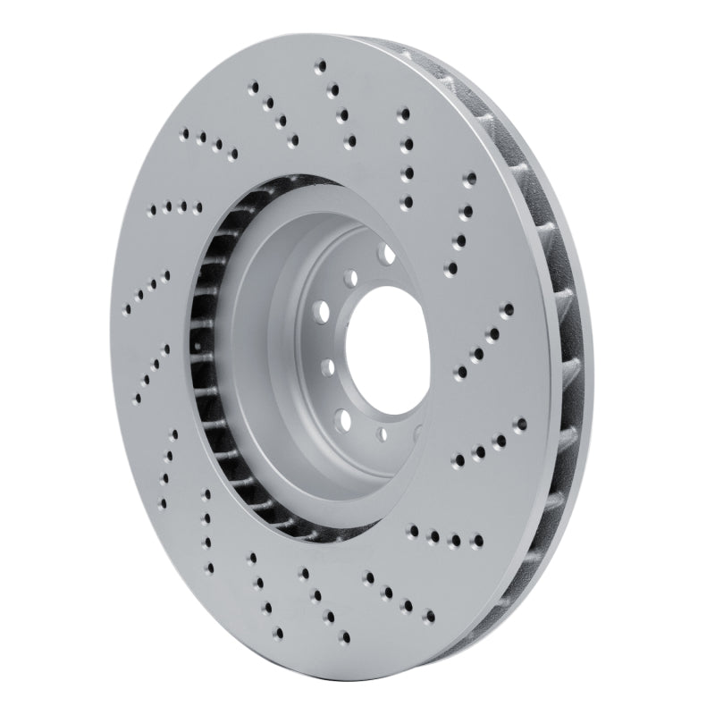 DFC 06-10 BMW M6 Left Front Drilled GeoSPEC Coated Rotor