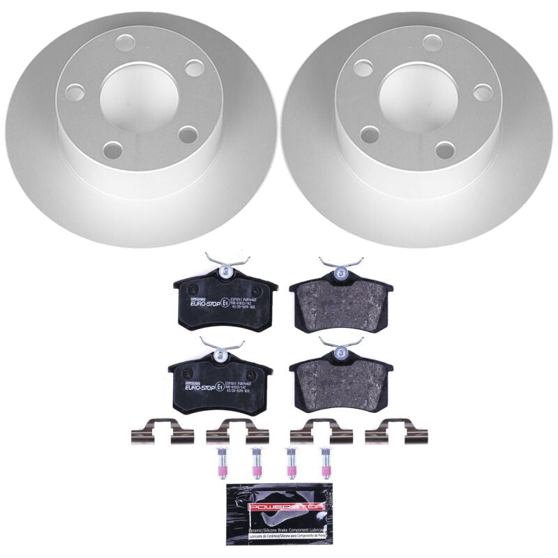 PowerStop Power Stop 98-04 Audi A6 Rear Euro-Stop Brake Kit