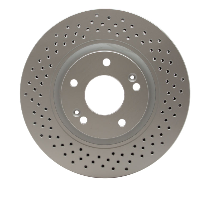 DFC 07-08 Hyundai Tiburon Front Drilled GeoSPEC Coated Rotor