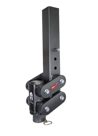 GEN-Y Hitch Gen-Y Spartan Torsion-Flex 2.5in Offset 4in SQ Tube Gooseneck 2-5/16in Coupler Standard Height