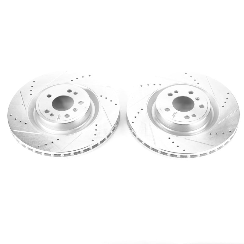 PowerStop Power Stop 13-16 Mercedes-Benz GL350 Front Evolution Drilled & Slotted Rotors - Pair