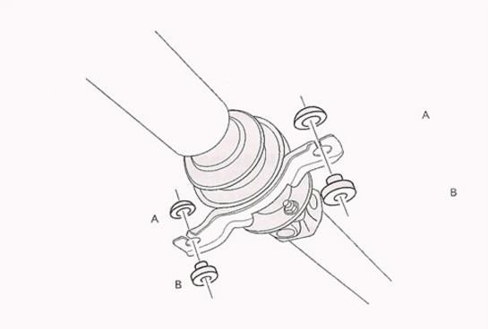 Torque Solution Drive Shaft Carrier Bearing Support Bushings: Subaru