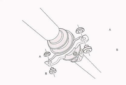 Torque Solution Drive Shaft Carrier Bearing Support Bushings: Subaru