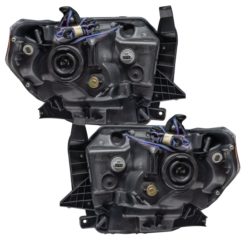 ORACLE Lighting Oracle 14-17 Toyota Tundra SMD HL - Dual Halo Kit - ColorSHIFT w/ 2.0 Controller