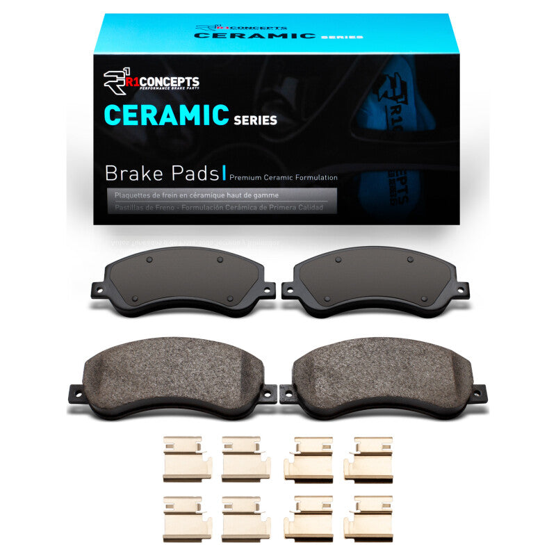 R1 Concepts R1 2010-2017 Volkswagen AMAROK (Mexico) Front R1 Ceramic Pads & Hardware Kit