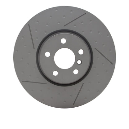DFC 15-19 Mini Cooper (Excl Clubman) Front GeoSPEC Coated Rotor - Dimpled and Slotted